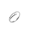Anell or blanc i diamants